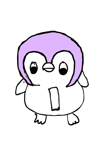  how to draw Cute Penguin in easy steps - step number : 9 - Easy Step Drawing