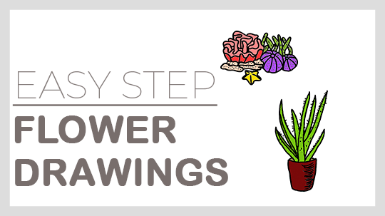 How to draw easy Nature drawings in easy step-by-step