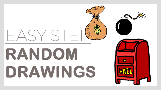 Draw easy festival drawings in easy step-by-step.