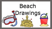 easy step by step beach drawing - EasystepDrawing