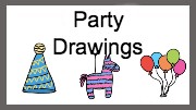easy step by step party drawing - EasystepDrawing