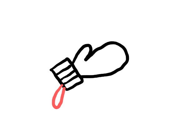  how to draw step by step christmasglove drawing easy  - EasystepDrawing