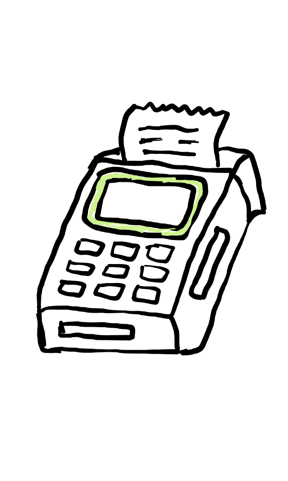  how to draw Card Reader in easy steps - step number : 6 - Easy Step Drawing