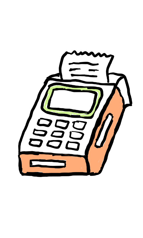  how to draw Card Reader in easy steps - step number : 7 - Easy Step Drawing