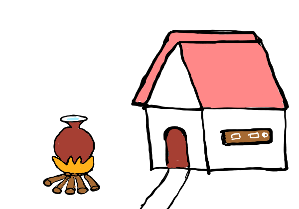 How to draw Makar Sankranthi in easy step by step.