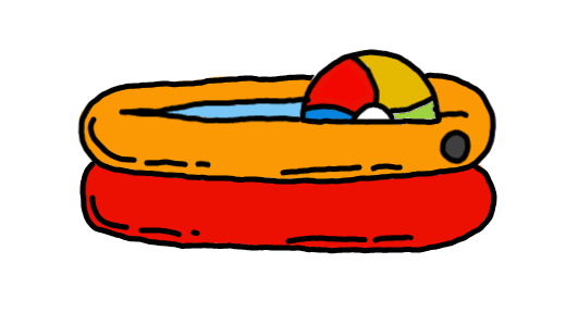easy step by step pool drawing - EasystepDrawing