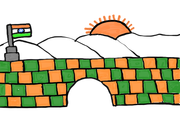  how to draw Republic Day in easy steps - step number : 10 - Easy Step Drawing