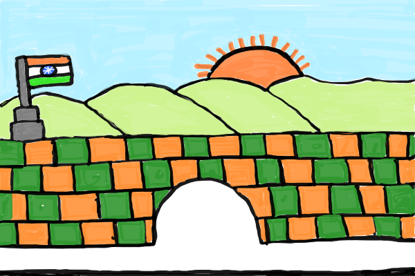 How to draw Republic Day in easy step by step.