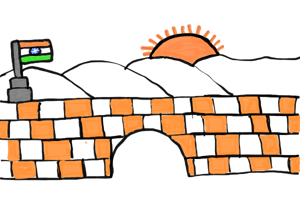  how to draw Republic Day in easy steps - step number : 9 - Easy Step Drawing