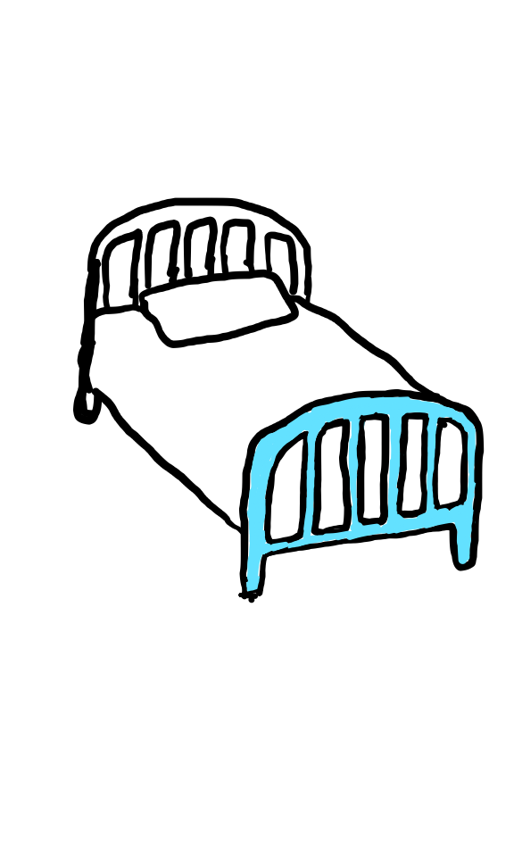  how to draw Hospital Bed in easy steps - step number : 5 - Easy Step Drawing