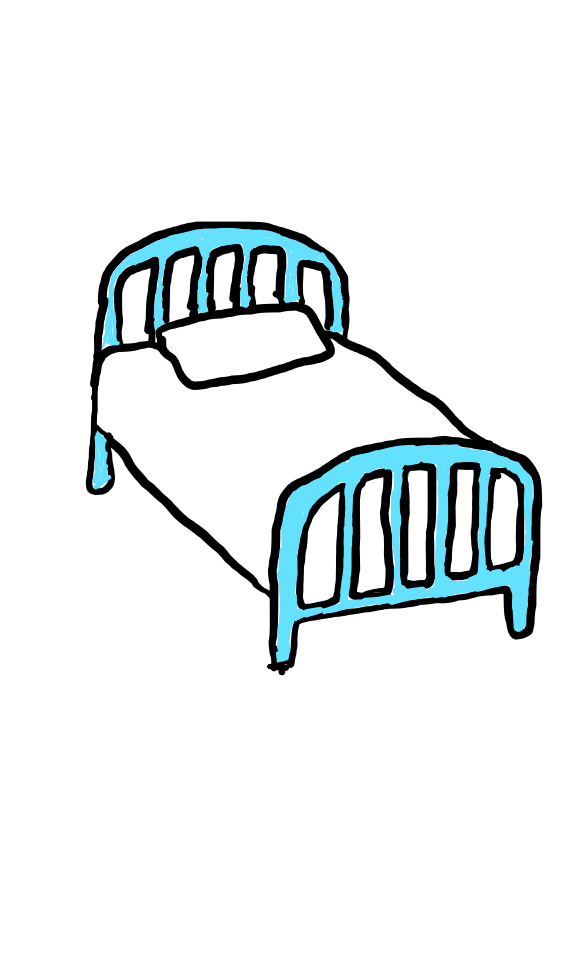  how to draw Hospital Bed in easy steps - step number : 6 - Easy Step Drawing