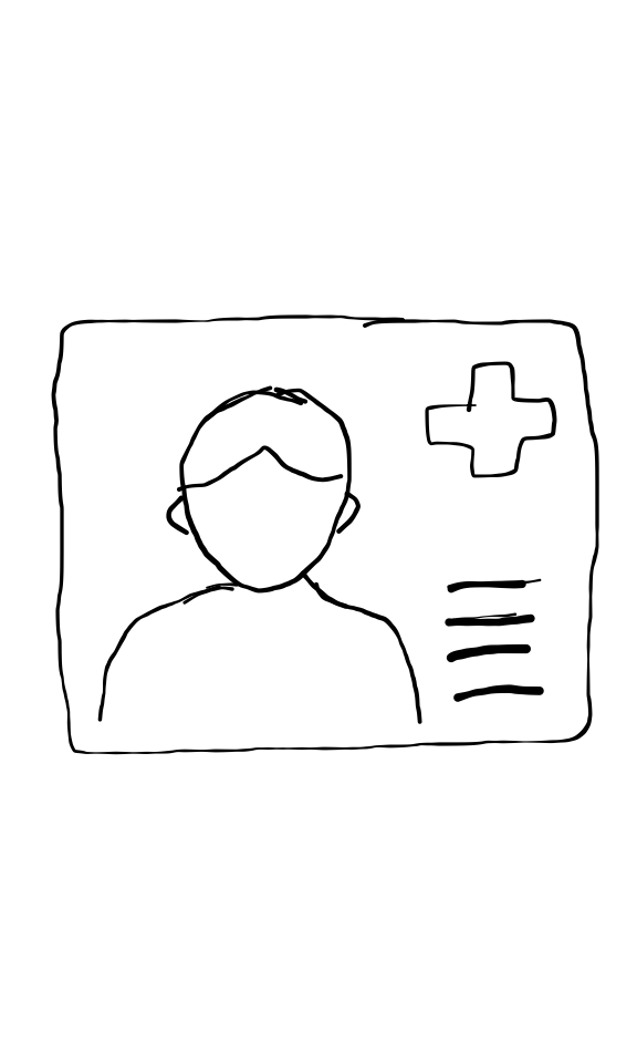  how to draw Hospital ID Card in easy steps - step number : 5 - Easy Step Drawing
