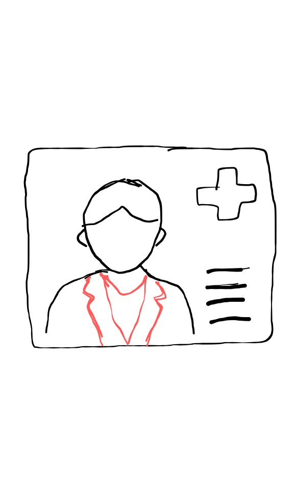  how to draw Hospital ID Card in easy steps - step number : 6 - Easy Step Drawing