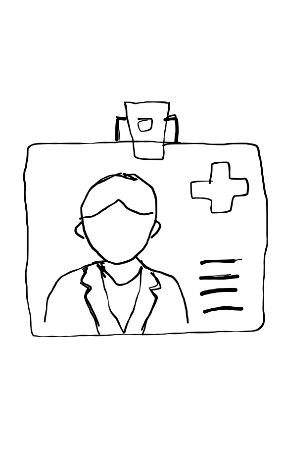  how to draw Hospital ID Card in easy steps - step number : 8 - Easy Step Drawing