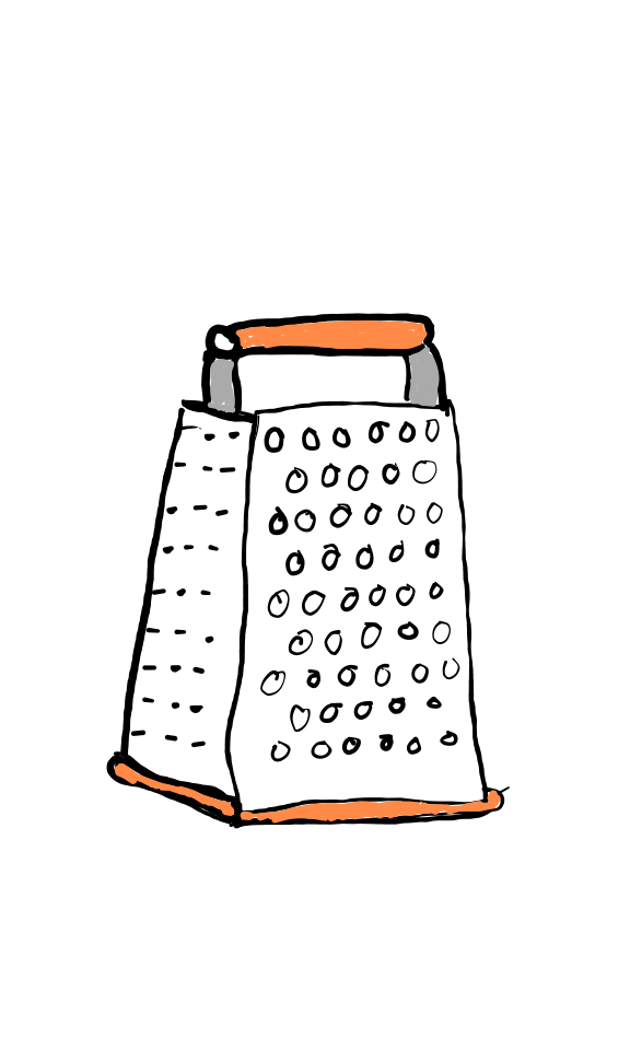 easy step by step Grater drawing - EasystepDrawing