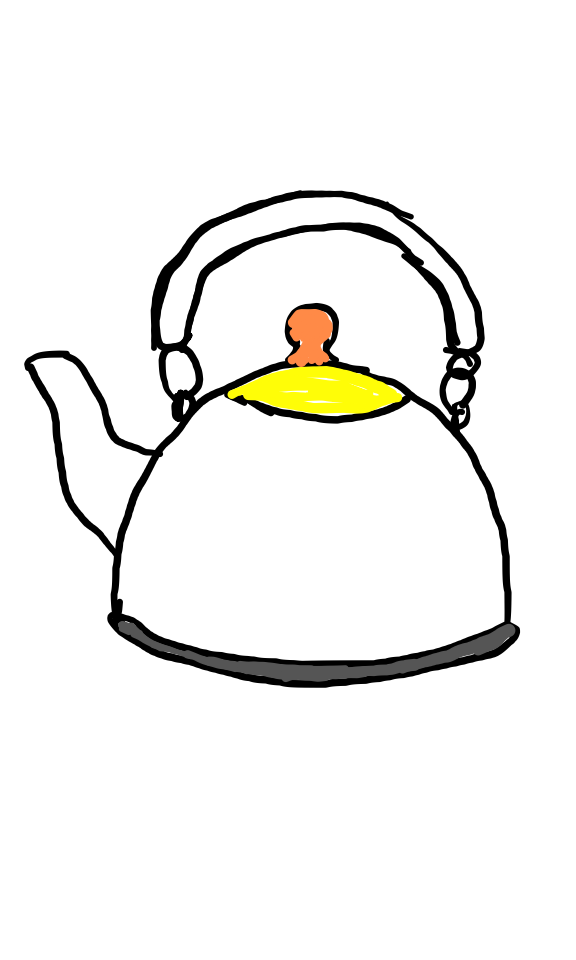  how to draw Kettle in easy steps - step number : 5 - Easy Step Drawing