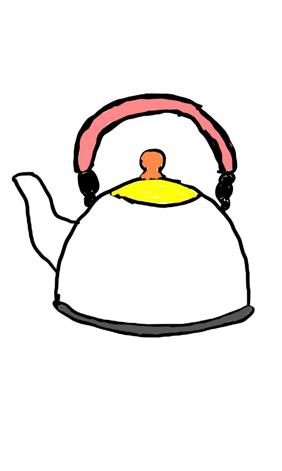  how to draw Kettle in easy steps - step number : 6 - Easy Step Drawing