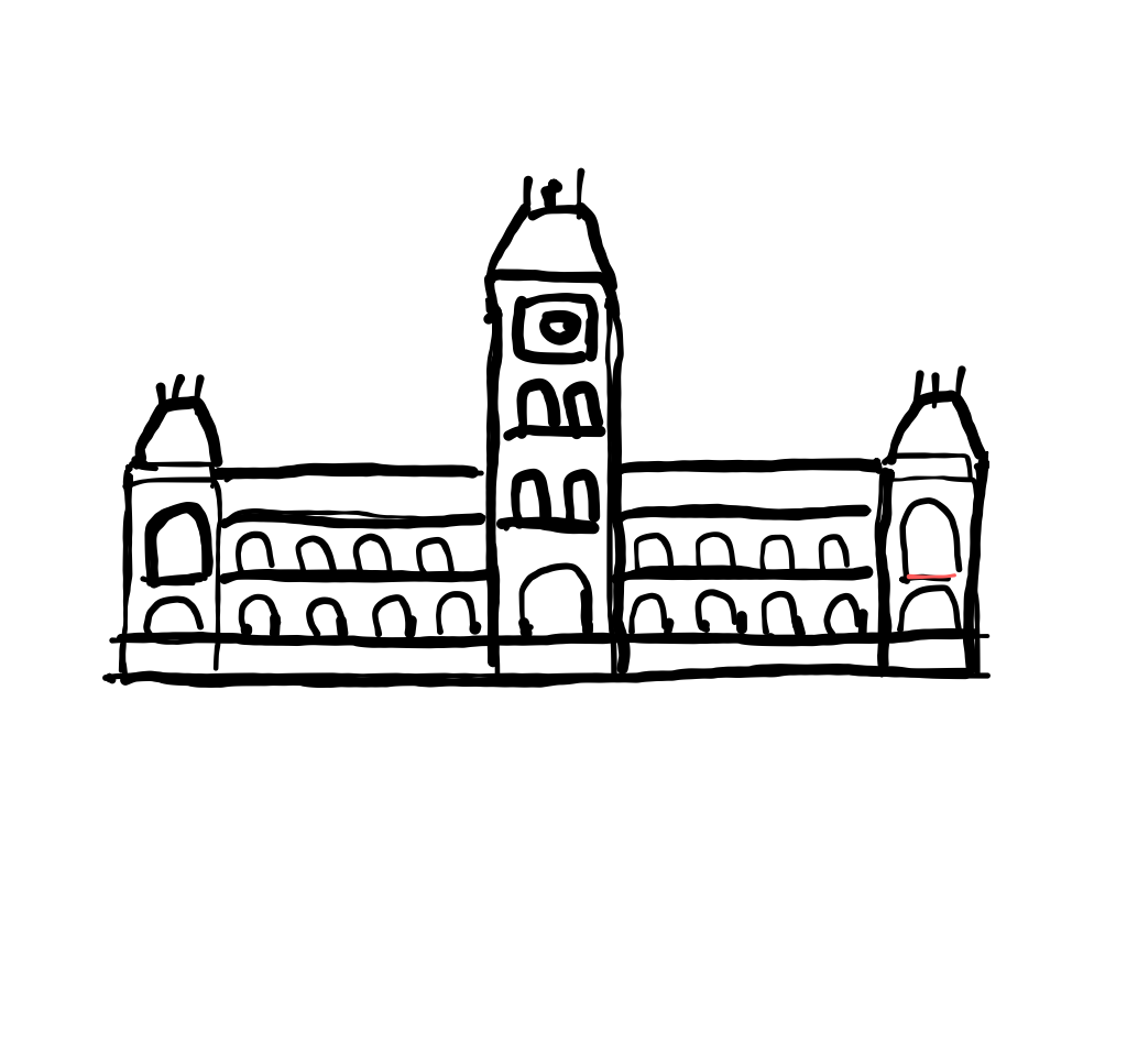  how to draw Chennai Railway Station in easy steps - step number : 6 - Easy Step Drawing