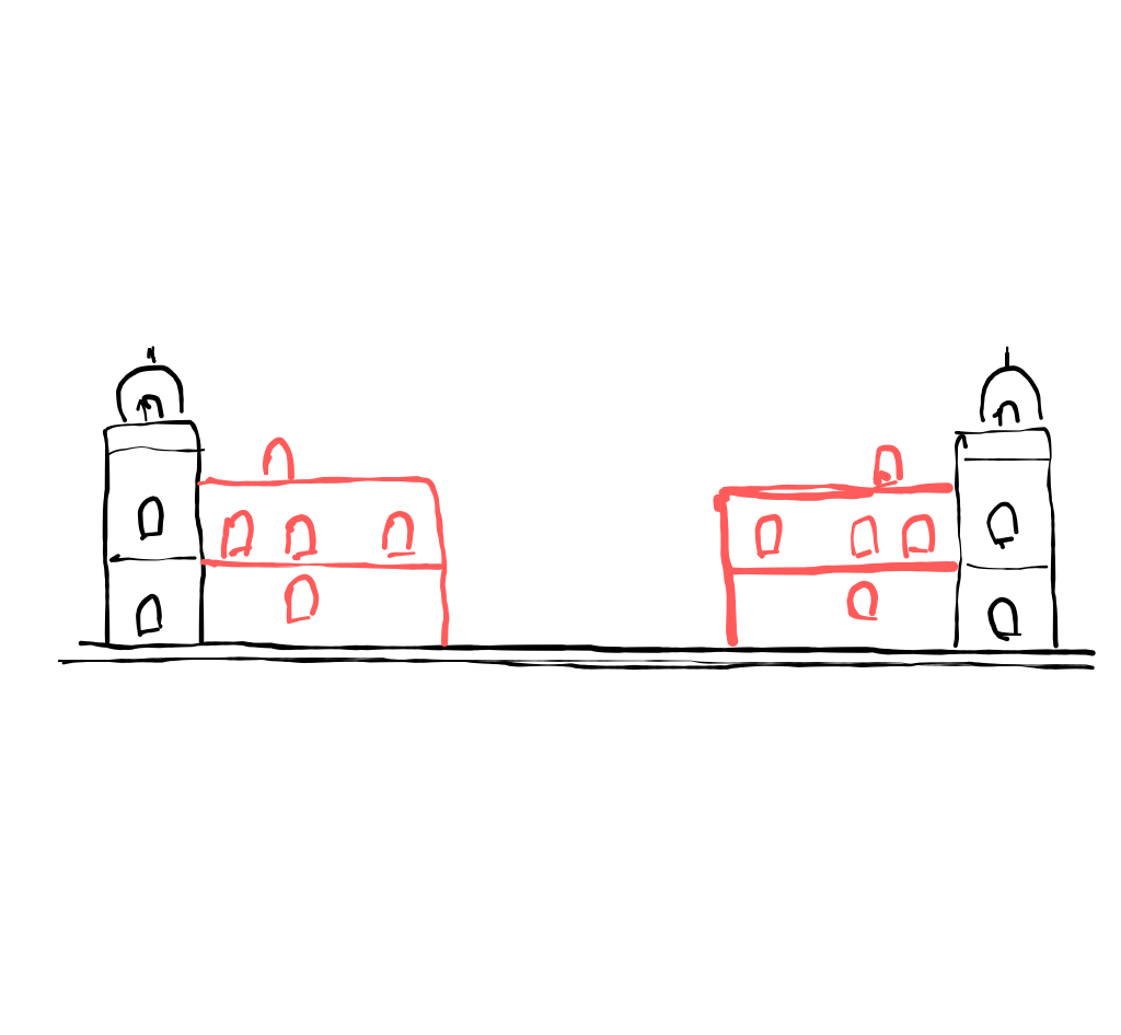  how to draw Victoria Memorial in easy steps - step number : 3 - Easy Step Drawing