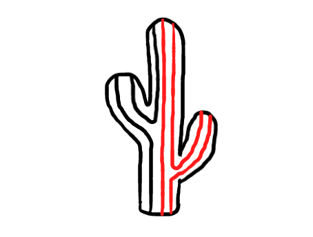  how to draw step by step cactus drawing easy  - EasystepDrawing