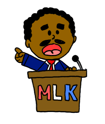easy step by step mlkspeak drawing - EasystepDrawing
