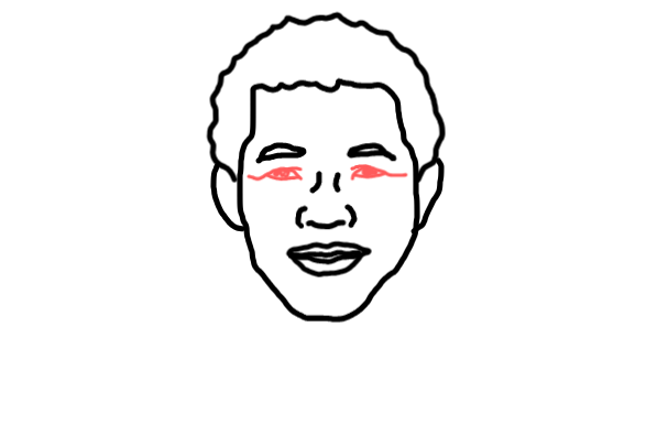  how to draw Nelson Mandela in easy steps - step number : 7 - Easy Step Drawing