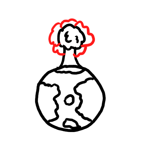  how to draw Earth Day in easy steps - step number : 4 - Easy Step Drawing