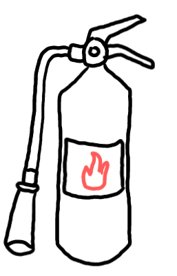  how to draw Fire Extinguisher in easy steps - step number : 7 - Easy Step Drawing