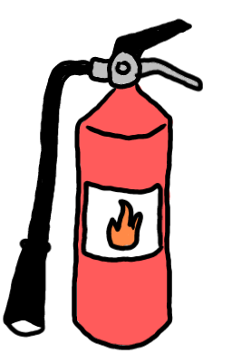 How to draw Fire Extinguisher in easy step by step.