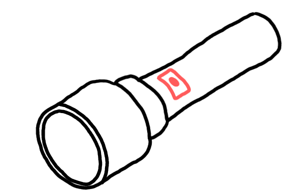  how to draw Flash Light in easy steps - step number : 5 - Easy Step Drawing