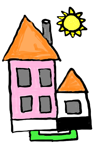  how to draw Home in easy steps - step number : 16 - Easy Step Drawing