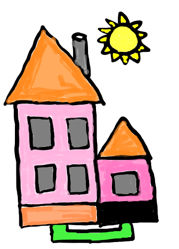  how to draw Home in easy steps - step number : 18 - Easy Step Drawing