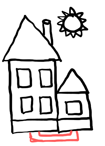  how to draw Home in easy steps - step number : 9 - Easy Step Drawing