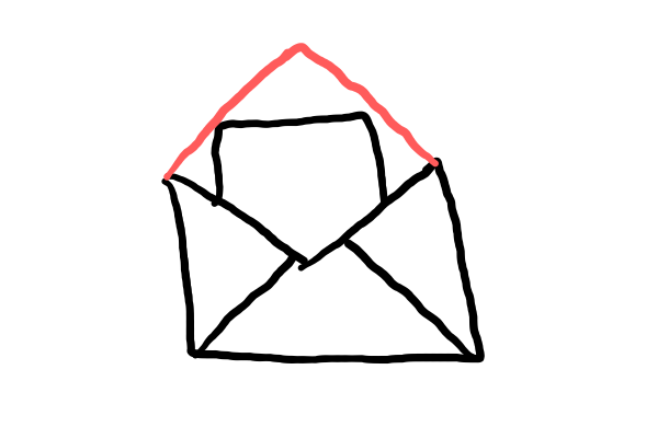  how to draw step by step envelope drawing easy  - EasystepDrawing