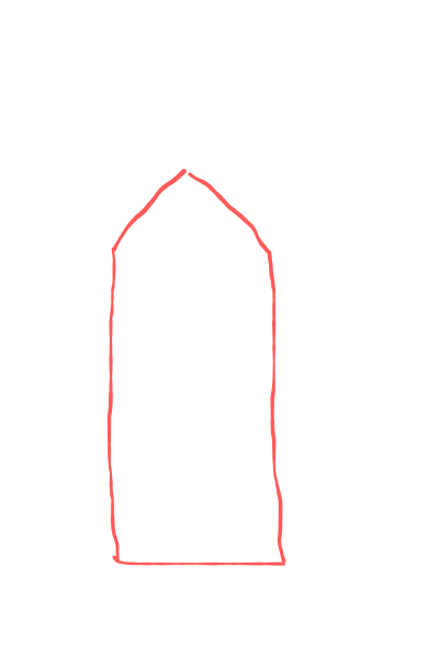  how to draw  School in easy steps - step number : 1 - Easy Step Drawing