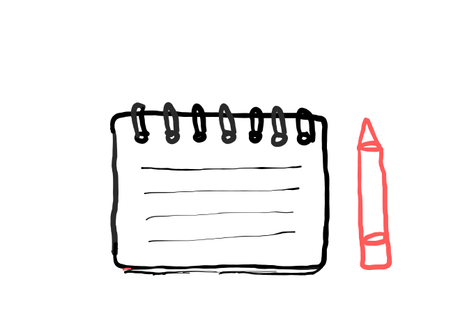  how to draw Spiral Notebook in easy steps - step number : 6 - Easy Step Drawing