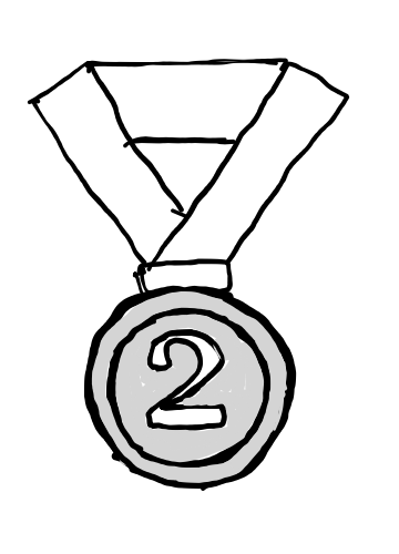  how to draw Silver Medal in easy steps - step number : 5 - Easy Step Drawing