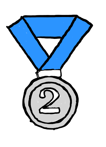  how to draw Silver Medal in easy steps - step number : 6 - Easy Step Drawing