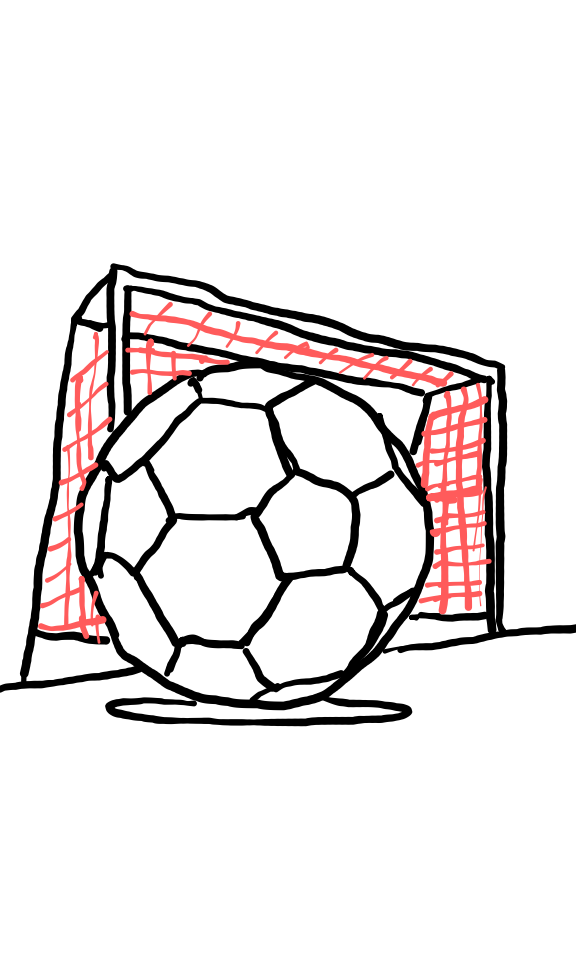  how to draw Soccer Ball in easy steps - step number : 4 - Easy Step Drawing