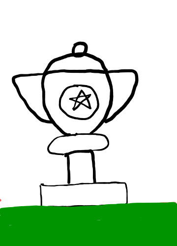  how to draw Trophy in easy steps - step number : 7 - Easy Step Drawing