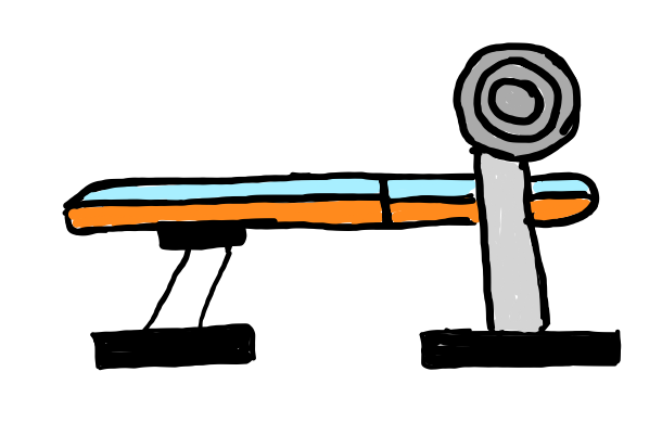  how to draw Weight Bench in easy steps - step number : 7 - Easy Step Drawing